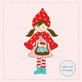 Little Red Riding Hood Vinyl Planner Sticker